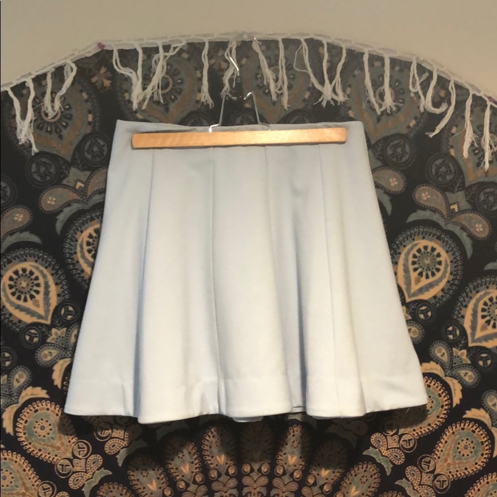 Baby Blue UO Kimchi Blue Pleated Skirt